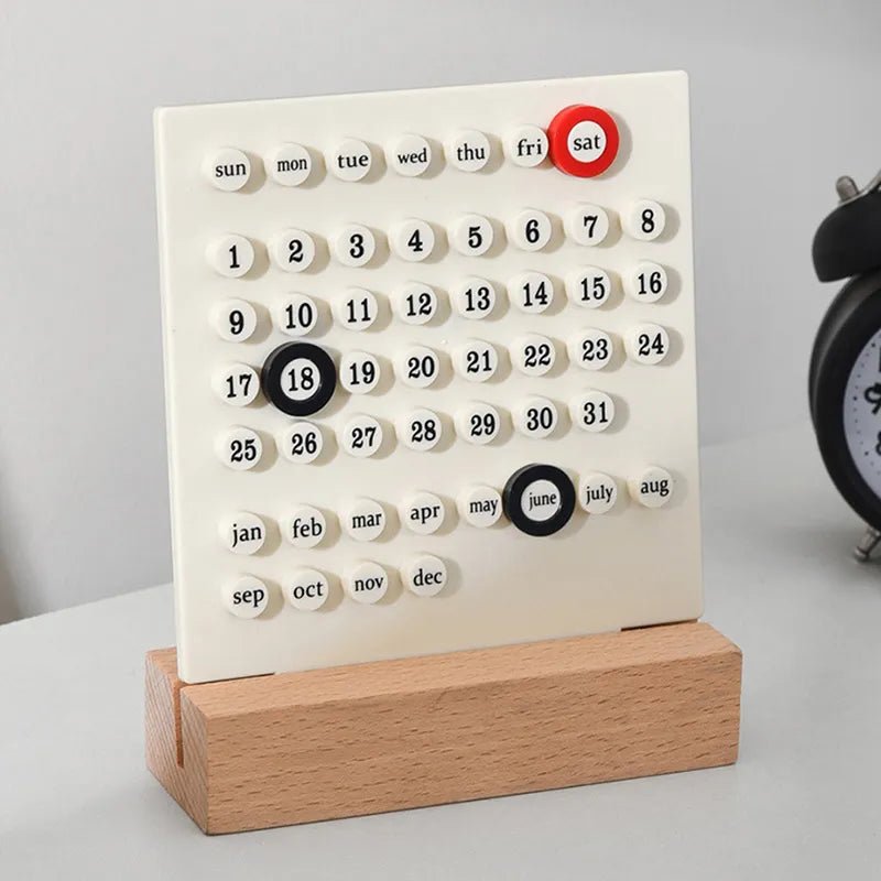 Perpetual Desk Calendar - ModAura Designs